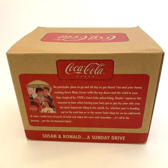 2007 Coca-Cola Boyds Bears Susan & Ronald Sunday Drive Figurine 919988 1st Ed - Picture 10 of 12